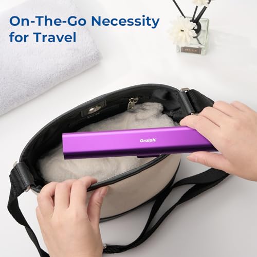 Aluminum Toothbrush Travel Case, Portable Travel Toothbrush Holder, Durable Manual Toothbrush Box Container for Traveling, Bathroom, Camping, Business Trip-Purple - color: Purple, size: 1 Pack (Standard)