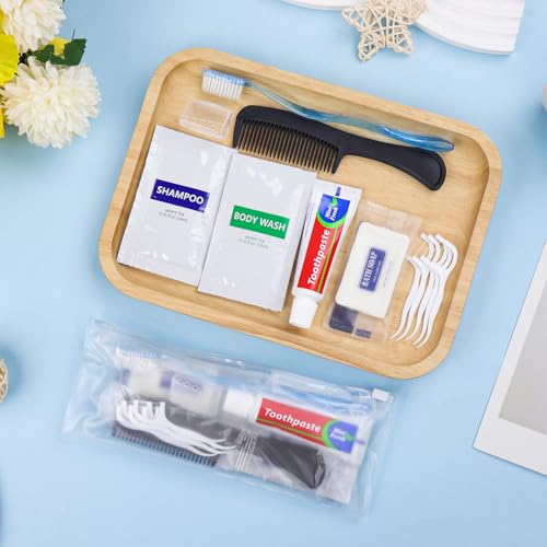 50 Sets Bulk Hygiene Kits for Homeless,Basic Toiletry Kit Homeless Supplies Bulk,Disposable Toothbrushes with Toothpaste and Comb Individually Wrapped,Bath Soap,Shampoo,Body Wash,Floss Pick - size: Pack of 50