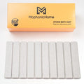 MophonicHome Foldable Stone Bath Mat - Diatomaceous Earth Shower Mat, Non-Slip Quick-Dry Stone Bath Mats for Bathroom Floor, Super Absorbent, Compact Design, Easy to Clean, Light Grey (23.5 x 15) - color: Regular Light Gray