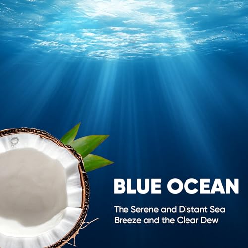 30Ct Aromative Toilet Brush Refills, Toilet Bowl Cleaner Refills, Double-Layer Cleaning Pads Added, Compatible with Most Toilet Brushes，Blue Ocean（Patented） - color: Blue Ocean (30P)