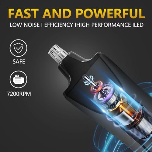 Manscape Men Body Trimmer IPX7 Waterproof Ball Pubic Hair Groomer | 3‑in‑1 no‑nick trim, LED display, travel lock, lightweight, nose trimmer, travel gift for men, fully washable body shaver - color: Black