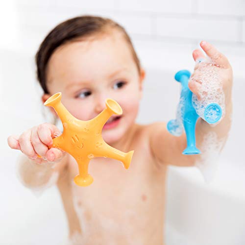 Ubbi Starfish Stretch and Suction Bath Toys, Baby Bath Accessory, Water Toys for Toddler Bath Time, Fun Baby Water Toys, Set of 3 - color: Starfish Stretch and Suction