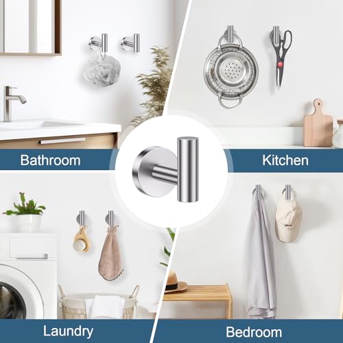 Brushed Nickel Bathroom Hardware Set, 5 Pieces Towel Bar Bathroom Accessories, Upgraded Toilet Paper Holder with Shelf Set, 23.6 Inch Towel Rack Towel Holder for Bathroom Wall - color: Brushed Nickel, size: 5 Pieces B