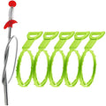 Drain Cleaner Tool, 6 Pack Hair Clog Remover for Sink, 24 Inch Tube Drain Cleaning Tool - style: Green 5pcs Sink Snake+Steel Claw