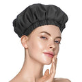 Luxury Shower Cap for Women, Waterproof Reusable Shower Caps Double Layers Microfiber Terry Lined with Dry Hair Function, Extra Large for Long Hair, Adjustable for Most Heads Size