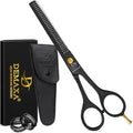 Thinning Shears for Hair Cutting - DEMAXA Hair Thinning Scissors Professional Barber’s Texturizing Shears for Salon & Home Use - 6.5-inch Black High Carbon Stainless Steel Thinning Sheers - color: 6.5" Hair Thinning Black
