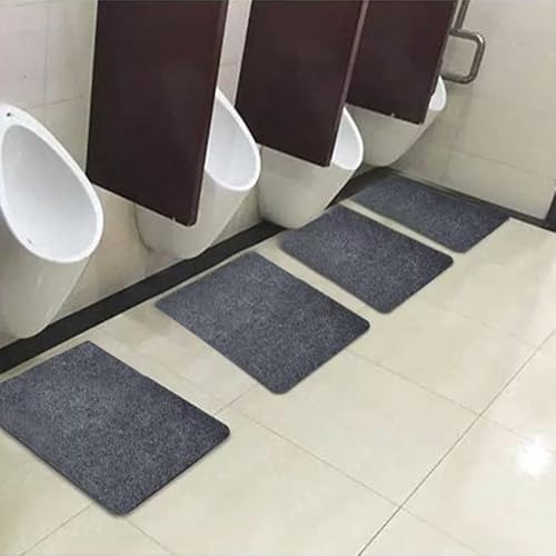 Urinal Mats，Bathroom Floor Protector,Urinal Floor Mats,Toilet Urinal Mat,Absorbent Material,Waterproof Layer,Anti-Slip,Durable and Machine Washable (Urinal Mats -24x30in)