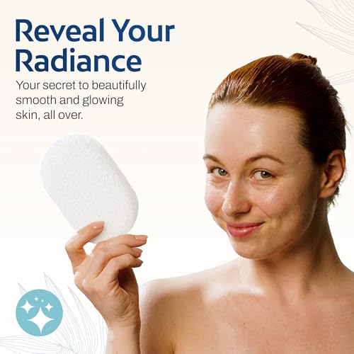 HartFelt 7 Pack Body Exfoliation Beauty Box with Body Wash Scrubber | Super Soft Exfoliating Bath Sponges for Shower Women & Men | Chemical-Free Bathing Sponge Set for Dead Skin Removal | Gift Box - size: 7 Count (Pack of 1)