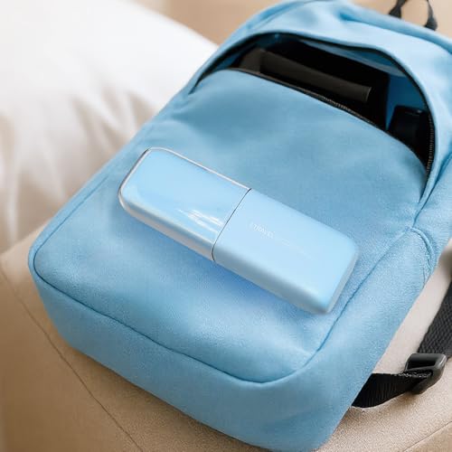 Toothbrush Travel Case, 2-in-1 Large Capacity Toothbrush Holder and Rinse Cup with Cover for Traveling, Camping, Gym, and Trips (Blue) - color: Blue