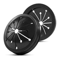 2-Pack Garbage Disposal Splash Guard, 3-1/8 Universal Sink Baffle, Splash-Proof Stopper to Prevent Water & Food Splashes, Fits Whirlaway, Waste King, GE Models & Most Standard Units