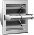 FORIOUS Recessed Toilet Paper Holder, Stainless Steel Durable Tissue Roll Holder Wall Mount for Bathroom Space Saving Design with Mounting Bracket, Wall Toilet Paper Dispenser Insert, Brushed Nickel - color: Stainless Steel