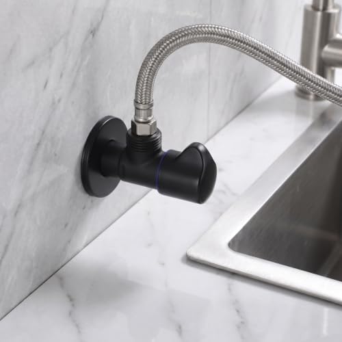 DOITOOL 2-Pack Flow Control Water Pressure Reducing Valve Hand Held Sprayer Shower Head Shut off Control 3.34X1.45X1.06In Compact Design for Bathroom Kitchen Plumbing