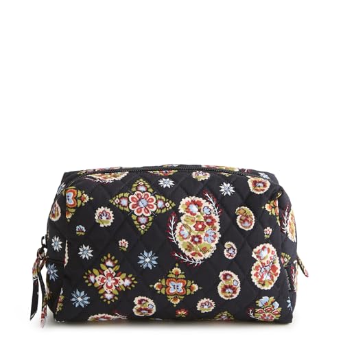 Vera Bradley Women's Cotton Nfl Medium Cosmetic Makeup Organizer Bag (Multiple Teams Available) - color: North Star Sky, size: One Size