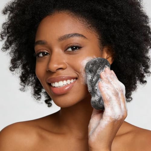 3 Pcs Natural Konjac Facial Sponges for Women and Girls, Gentle Facial Sponge for Cleansing and Makeup Removal, Bath Sponge for Babies and Kids, Soft When Wet, Suitable for Sensitive Skin - color: Infant/ Toddler