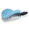NuWay® DoubleC® Detangling Hair Brush – Patented Double Curve Scalp Care Hairbrush for Gentle Detangling, Volume Styling & Wet or Dry Hair (Royal Blue) - color: Royal Blue