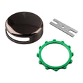 18009-BN Brushed Nickel Bathtub Overflow Plate Kit, 3-1/8" Snap-On Installation Overflow Drain Cover, Replacement Plate Fits Most Standard-Sized Bathtubs Drain