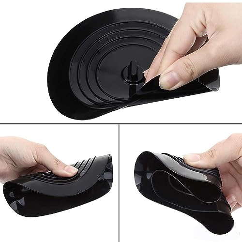 VIGOR PATH Set of 2 Silicone Tub Stoppers - 5.9 Inches Sink Stoppers - Flat Bathtub Drain Covers, Hair Catchers and Suction Bathtub Plugs for Kitchen, Bathroom and Laundry (Variety) - color: Variety