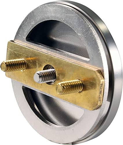 Westbrass Floating No-Hole Overflow Faceplate, Stainless Steel, D980R-20 - color: Stainless Steel, size: 1 Pack