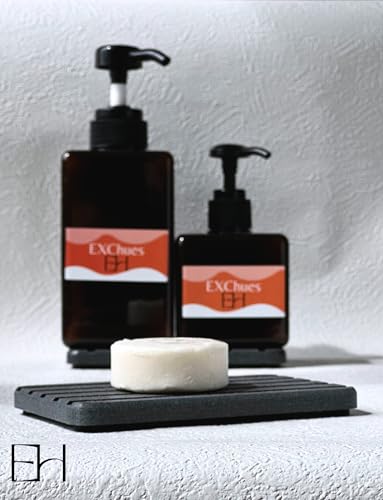 Diatomite Stone Soap Dish, Water Absorbing Drying Tray Soap Holder | Fast drying bar soap holder and water absorbing stone tray for sink, bathroom shower, kitchen, and soap dispenser. - color: Gray