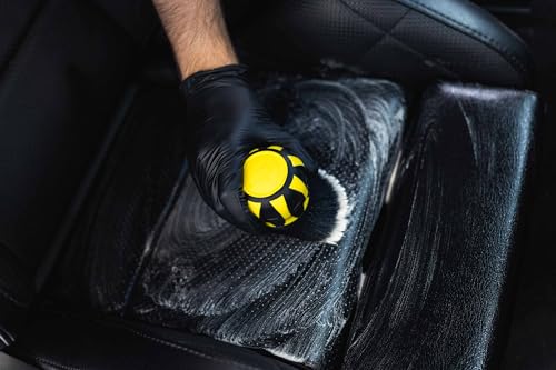 Detail Factory - Curveball XL Synthetic Brush - Ultra Soft Bristles, Comes with Storage Rack, Covers Large Area Inside or Outside Vehicles - Live Wire - color: Live Wire