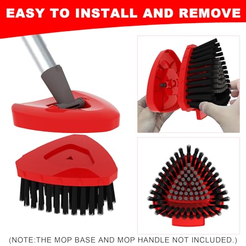 Small 1 Pack Scrub Brush Replace Head ONLY for O Cedar RinseClean 2-Tank Spin Mop, NOT for EasyWring 1-Tank System - color: Small 1 Pack