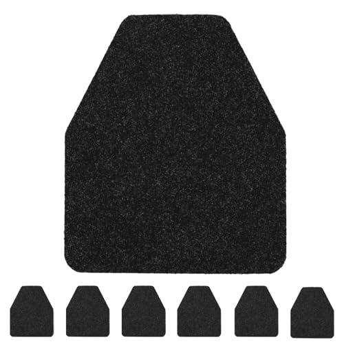 6Pcs Urinal Mats for Men Bathroom Commercial Floor Mats Pads for Mens Room Non Slip Splash Toilet Bulk Washable Disposable Large Color Grey 17Inch x 20.5Inch - size: 6