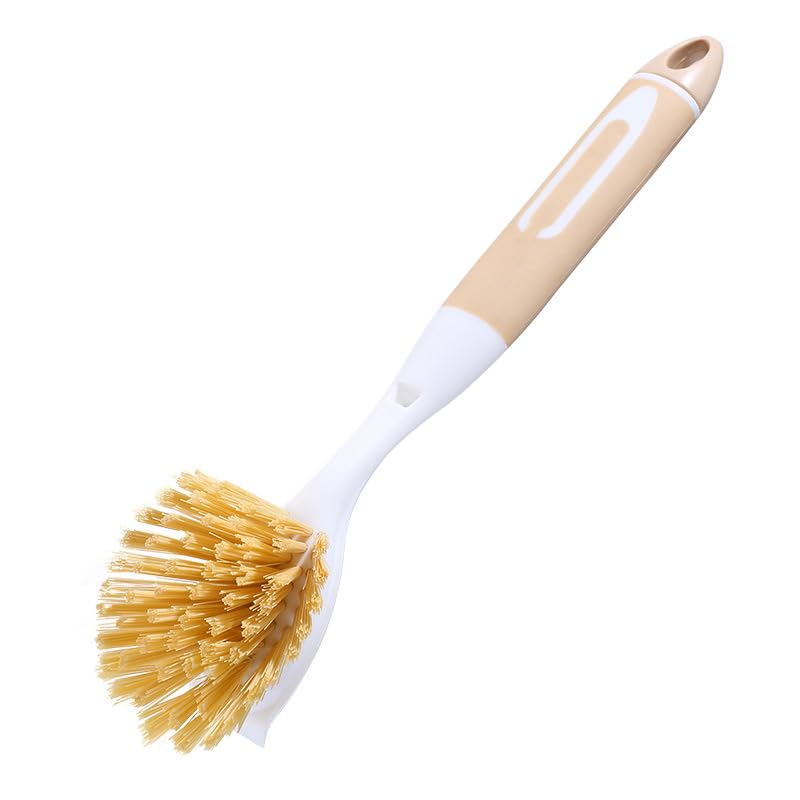 3 in 1 Dish Scrub Brush, Multipurpose Kitchen Cleaning Brush for Dishes, Pots, Pans, Sinks & Hard-to-reach areas - color: 3 in 1