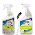 Granite Plus (Cleaner & Sealer) Deep Cleans & Seals All Natural Stone Countertops + Ultimate Grout Cleaner with Brush – Safe for Natural Stone - Acid Free - Lifts Dirt & Stains (2pack) - size: 21.33 Fl Oz (Pack of 3)