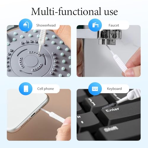 Shower Head Cleaning Brush for Small Hole, 2026 Upgrade Gap Hole Anti-Clogging Cleaning Brush, Multifunctional Shower Head Cleaning Brushes for Household Bathroom (50 Pcak) - color: 50 Pcak