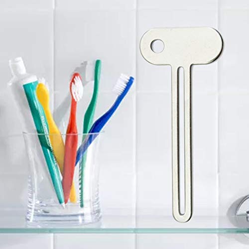 Semicircular Metal Manual Toothpaste Squeezer Stainless Steel Dispenser Tube Squeezer Hand Cream Tube For Key Set Practi Semicircular Tube Dispenser