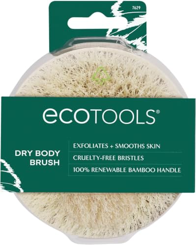 EcoTools Dry Body Brush,for Post Shower & Bath Skincare Routine,Removes Dirt and Promotes Blood Circulation,(Pack of 12) - size: Pack of 12