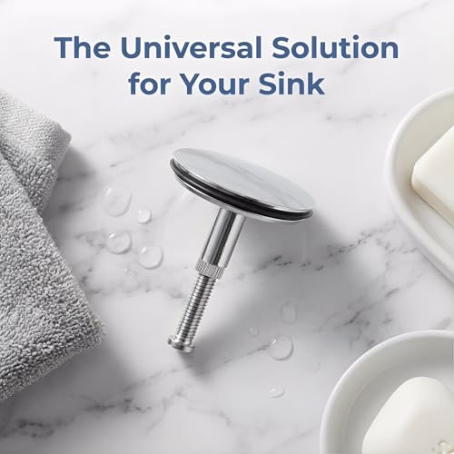 Universal Bathtub Sink Drain Stopper & Plug in One, Copper Hair Catch - color: Black, size: 6.7X4.3X4.3CM