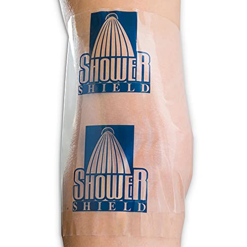 Catheter Cover for Shower – 7 x 7 Inch, 1 Week Supply –Dialysis Port Cover, Prevents Water Damage, Keeps Dressed Wounds Dry – Disposable, Waterproof, Transparent
