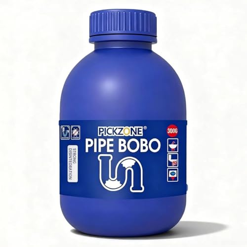 Pipe Bobo Drain Cleaner, Drain Clog Remover, Sink and D-rain Cleaner, Professional Strength Pipe Dredging Formula for Kitchen Sinks, Shower Drains, Tubs, Dissolves Blockages (1Pcs) - size: 1Pcs