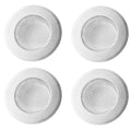 Drain Hair Catcher,Drain Stoper,Shower Drain Cover for Bathtub, Kitchen Sink Strainer, Stainless Steel Bathroom Sink, Drain Stopper with (4 PCS,White,2.1 in) - color: 4 Pcs,white,2.1 in