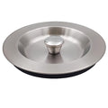 GZILA Kitchen Sink Stopper Replacement, Sealing Lid Sink Drain Stopper for 3-1/2 Inch Standard Drains Assembly, 304 Stainless Steel with Rubber Gasket, Brushed Nickel