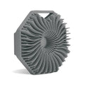 Sud Scrub® Antimicrobial Silicone Body Scrubber, Exfoliating Body Brush for Sensitive Skin, Antibacterial Shower Scrubber for Body, Bathroom Essentials for Men & Women, Charcoal - color: Charcoal