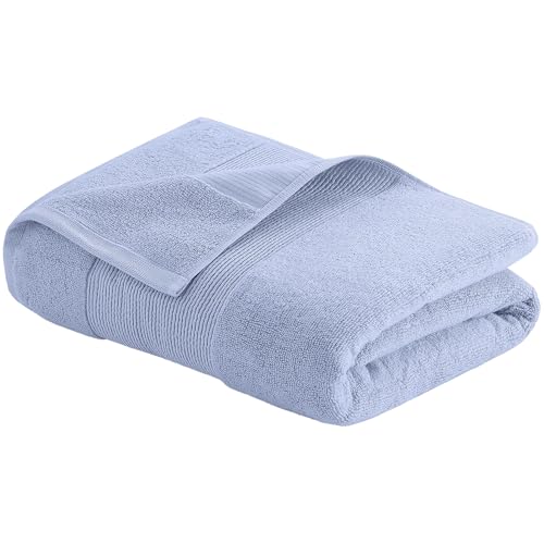 Modern Threads Air Cloud 18-Piece Towel Set - 100% Zero-Twist Cotton, 500 GSM, Quick Dry & Plush, Blue - color: Blue, size: 18 Pcs Towel Set