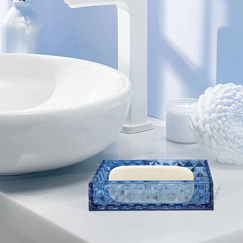 Soap Dish with Decorative Properties. Easy-to-Clean soap Tray Box. Keeps Dry. Prevents Mushy soap in the Shower, Bathroom, and Kitchen