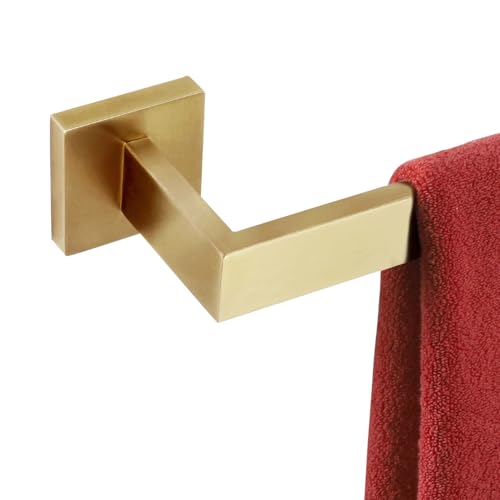 KOKOSIRI 32 Inch Gold Bath Towel Bar Bathroom Towel Rack Towel Holder Shower Hand Towel Hanger,Total Length 33.3 Inch, Brushed Gold, B4003BG-L32 - color: Brushed Gold, size: 32-Inch