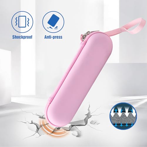 ProCase Travel Case for Oral-B/Oral-B Pro Smartseries/IO Serie Sonicare ProtectiveClean Electric Toothbrush, Hard EVA Case Cover Storage Bag Holder with Mesh Pocket for Accessories -Pink - color: Pink