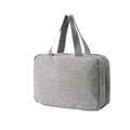 Travel Makeup Bag, Large Capacity Women's Makeup Bag, Waterproof Portable Four-Fold Travel Storage Box, Layered Mesh Toiletries Bag, Suitable for Daily Use, Business Travel, Tourism, etc. (Grey)