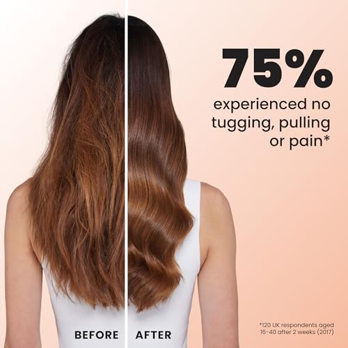 Tangle Teezer Ultimate Detangler Brush, Straight to Wavy, Apricot | Patented two-tier, regular-flex teeth reduce breakage & split ends on wet or dry hair; Shower-friendly hairbrush for all ages - color: Apricot