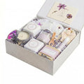 Lizush Luxury Spa Gifts for Women – 7 Piece Lavender Gift Set with Candle, Gift Baskets for Women, Body Care Set for Mom, Birthday Box, Relaxation & Self Care Spa Kit for Wife – Handmade in the USA - size: Lavender 7 Piece