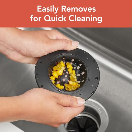 Spectrum Silicone Sink Strainer 2-Pack - Flexible Kitchen Sink Drain Strainer, Fits Standard Sinks, Drain Guard Catch Food Debris for Sink Protection, Easy Removal, Dishwasher Safe, Black - color: Black, size: 2 Pack