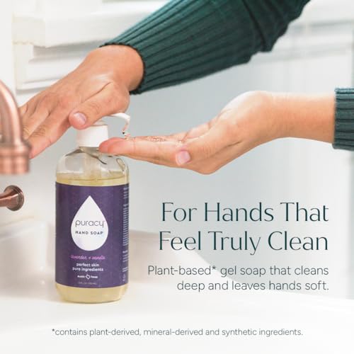 Puracy Foaming Hand Soap Refill - Plant-Powered Natural Hand Soap As Seen on TikTok, Non-Toxic, Sulfate-Free Liquid Soap, Moisturizing Foam Handwash Liquid (Lavender & Vanilla, 48 fl oz) - size: 48 Fl Oz (Pack of 1)
