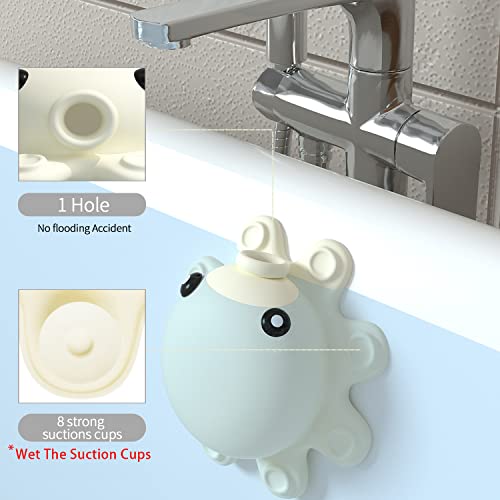 Bathtub Overflow Drain Cover Tub - tub Overflow Drain Cover, Soak Bath Overflow Drain Cover, Bathroom Spa Accessories, Adds Inches of Water for Deeper Bath (Silicone, Creamy-White) - color: Off White
