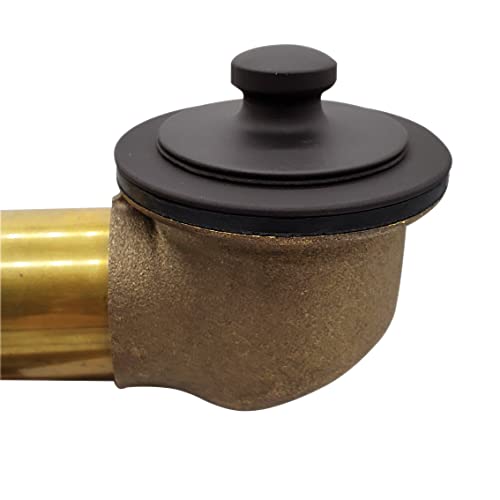 Westbrass D3324-12 1-1/2" NPSM Pull & Drain Bathtub Plug, Coarse Thread, Oil Rubbed Bronze - color: Oil Rubbed Bronze