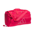 adidas Defender 5 Duffel Bag for Sports, Gym and Travel, Power Pink/White, OSFA - color: Power Pink/White, style: Small (42l)