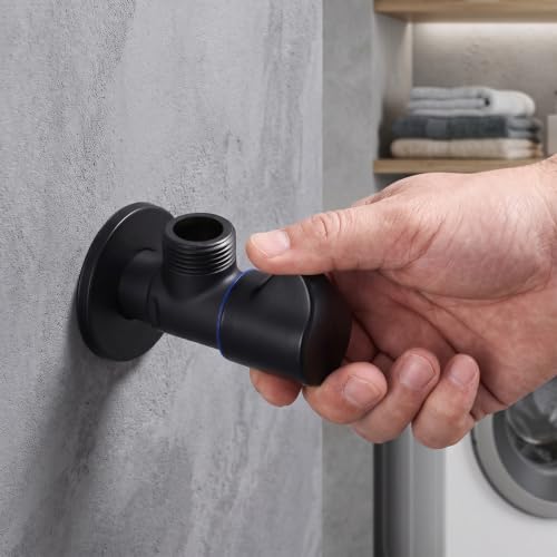 DOITOOL 2-Pack Flow Control Water Pressure Reducing Valve Hand Held Sprayer Shower Head Shut off Control 3.34X1.45X1.06In Compact Design for Bathroom Kitchen Plumbing